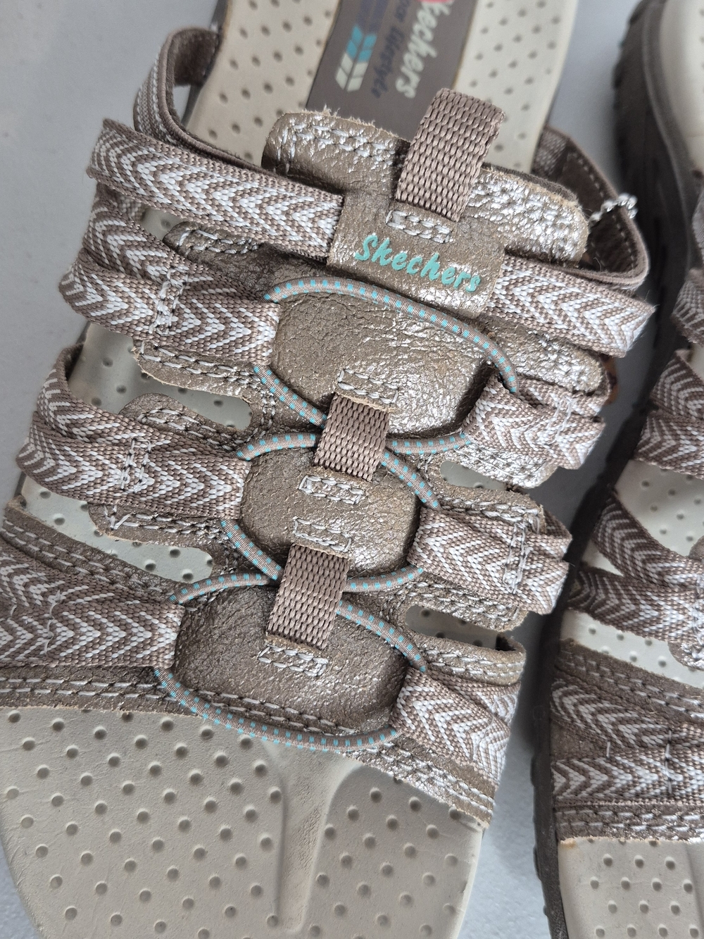 Skechers Reggae - Repetition Athletic Slide Sandals - Size 10 - Picture 9 of 15